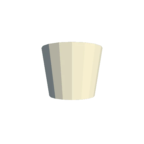 Pot 1 Round White